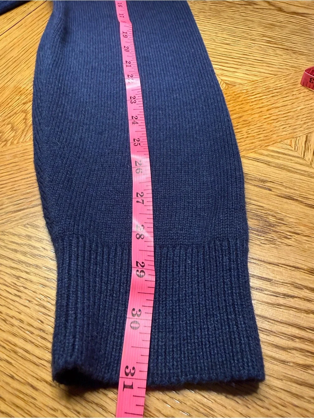 L.L. Bean chinos hem